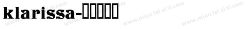 klarissa字体转换