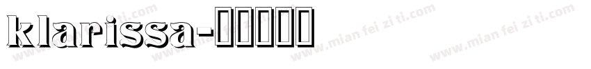 klarissa字体转换