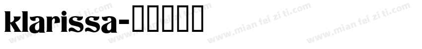klarissa字体转换