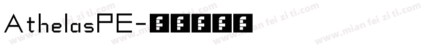 AthelasPE字体转换