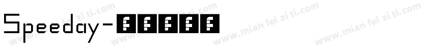 Speeday字体转换