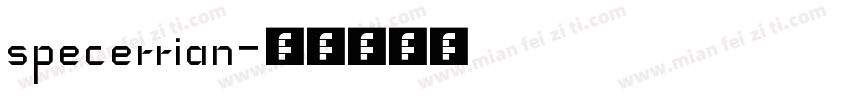specerrian字体转换