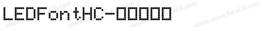 LEDFontHC字体转换