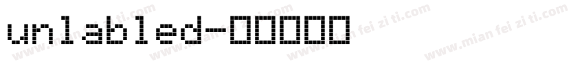 unlabled字体转换