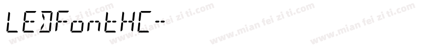 LEDFontHC字体转换