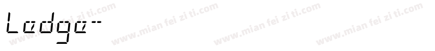 Ledge字体转换