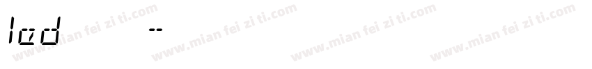 led屏幕字体字体转换