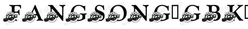 Fangsong-GBK-EUC-H字体转换