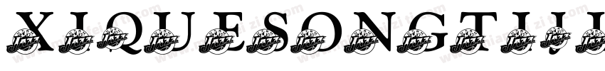 XiQueSongTiJianFanBan-2ttf字体转换