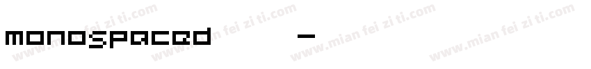 monospaced字体下载字体转换