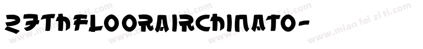 27thFloorAirChinaTo字体转换