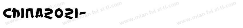 China2021字体转换