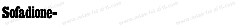 Sofadione字体转换