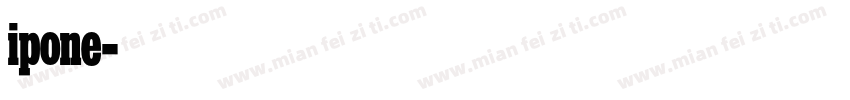 ipone字体转换