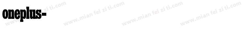 oneplus字体转换