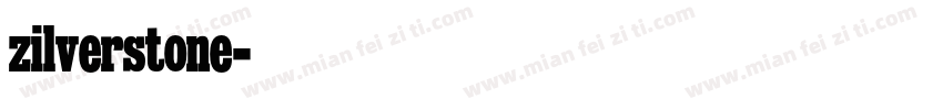 zilverstone字体转换