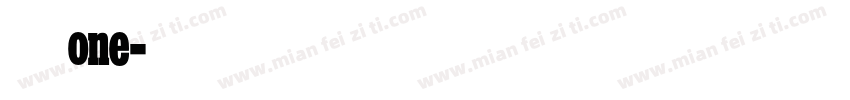 波塔one字体转换