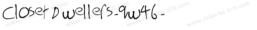 ClosetDwellers-qw46字体转换