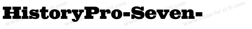 HistoryPro-Seven字体转换