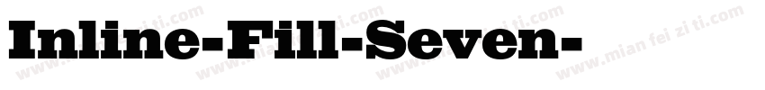 Inline-Fill-Seven字体转换