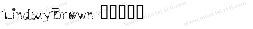 LindsayBrown字体转换