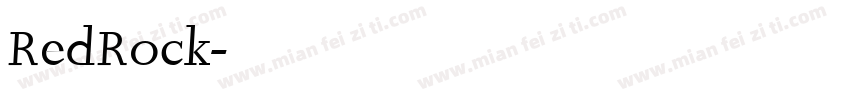 RedRock字体转换