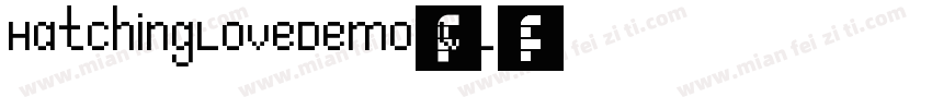 HatchingLoveDemo-BWL字体转换