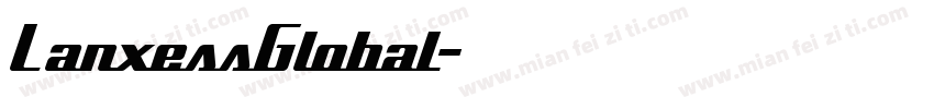 LanxessGlobal字体转换