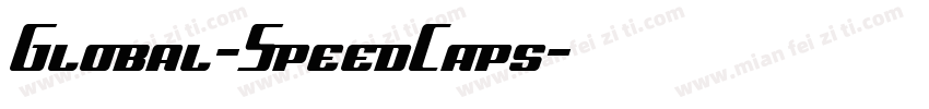 Global-SpeedCaps字体转换