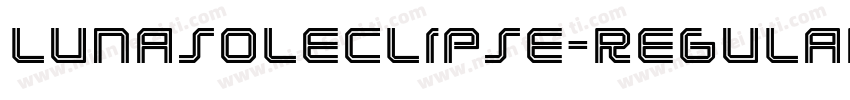 LunasolEclipse-Regular字体转换
