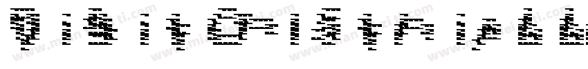 DigitalstripbbBold-y17m字体转换