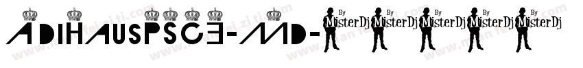 AdiHausPSCE-Md字体转换