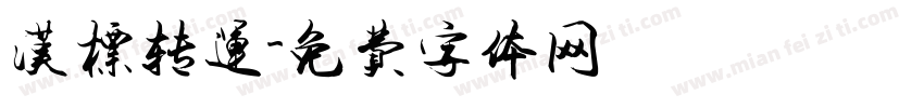 汉标转运字体转换