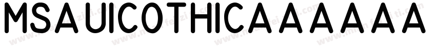 MS-UICOTHIC字体转换