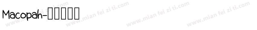 Macopah字体转换