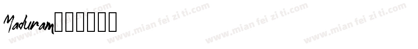 Maduram字体转换