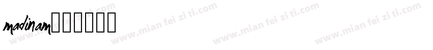 madinam字体转换