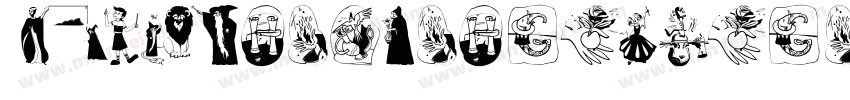 ZXFMagicNightGothic字体转换