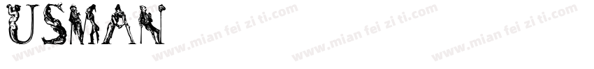 usman字体转换