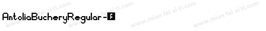 AntoliaBucheryRegular字体转换