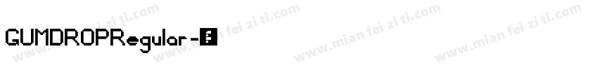 GUMDROPRegular字体转换