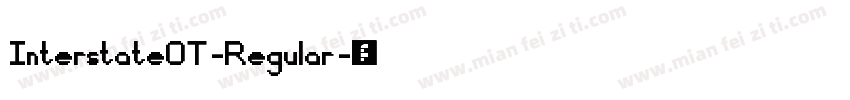 InterstateOT-Regular字体转换