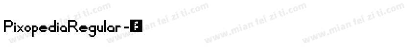 PixopediaRegular字体转换