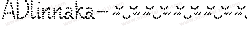 ADlinnaka字体转换