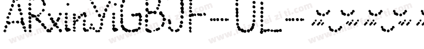 ARxinYiGBJF-UL字体转换