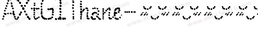AXtGIThane字体转换