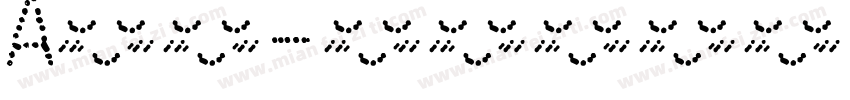A旺财字体转换