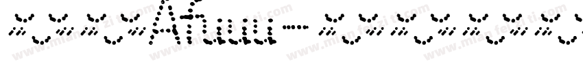 阿福Afuuu字体转换