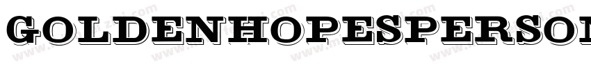 goldenhopesPERSONALU字体转换