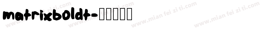 matrixboldt字体转换